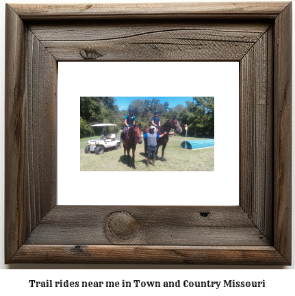 trail rides near me in Town and Country, Missouri